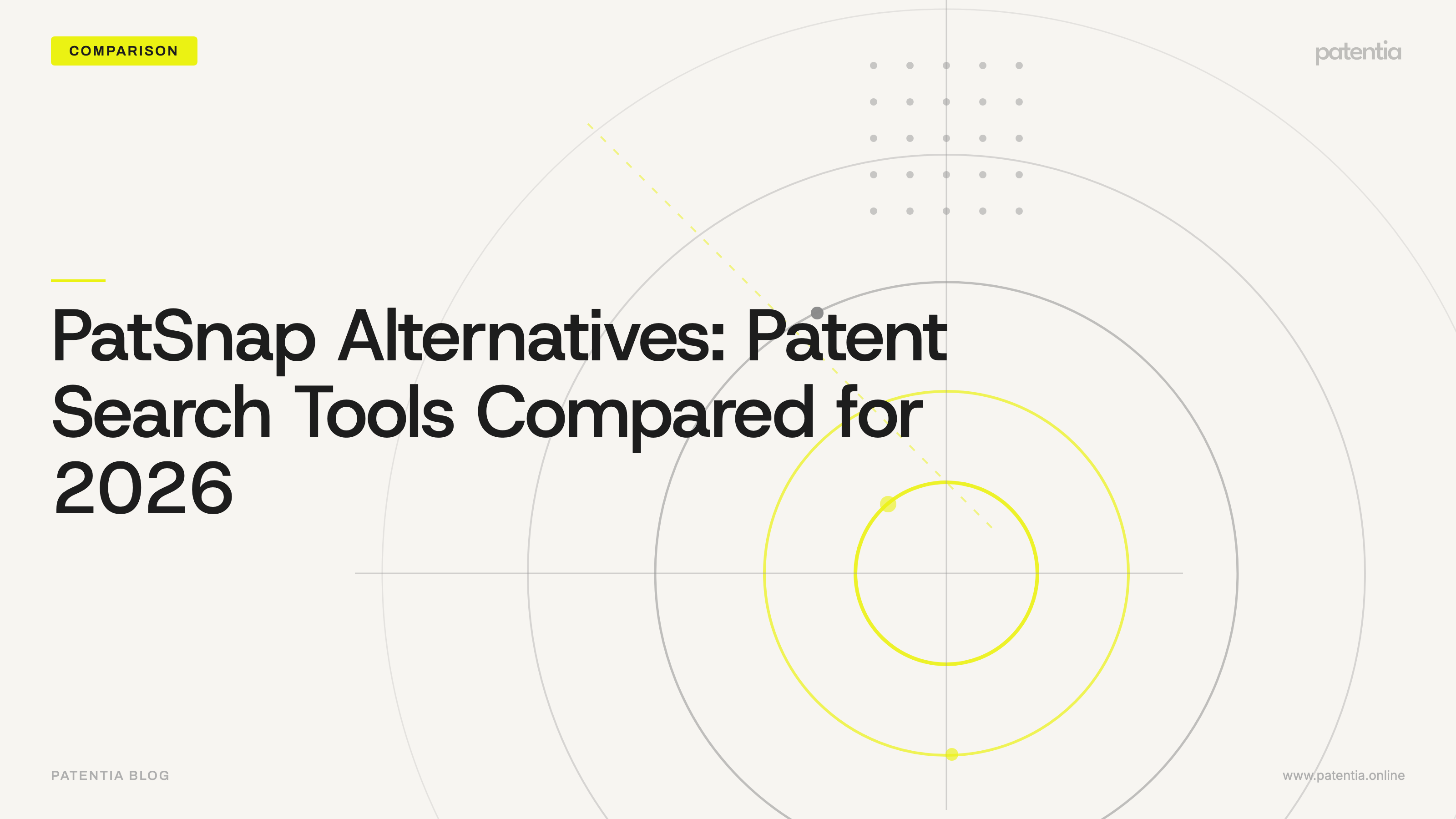 PatSnap Alternatives: Patent Search Tools Compared for 2026